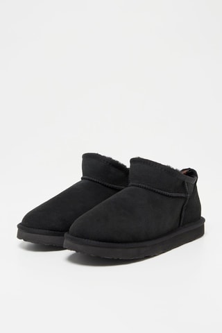 Bottines en nubuck - Noir
