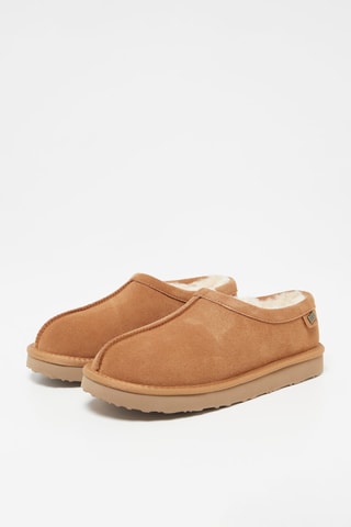 Sabots en nubuck - Noisette