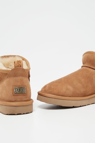 Bottines en nubuck - Noisette