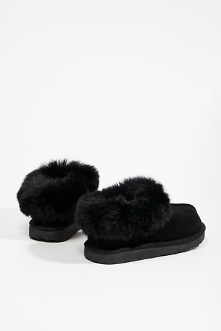 Sabots en nubuck - Noir