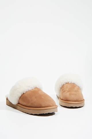 Mules en nubuck - Marron