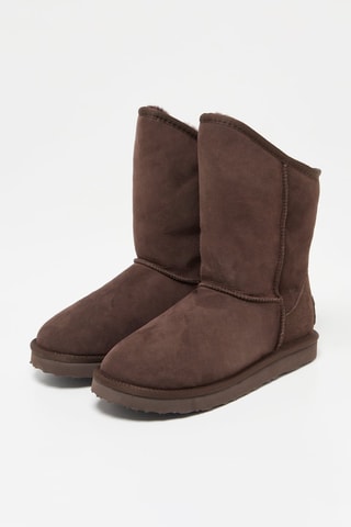 Bottines en nubuck - Marron