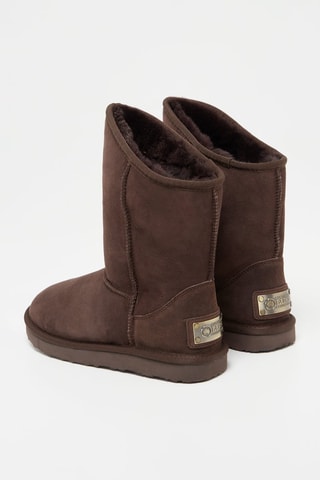 Bottines en nubuck - Marron