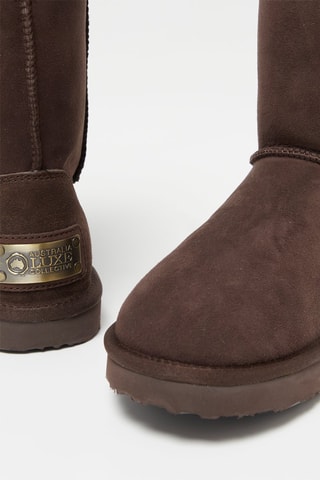 Bottines en nubuck - Marron