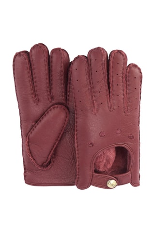 Gants en cuir de mouton - Bordeaux