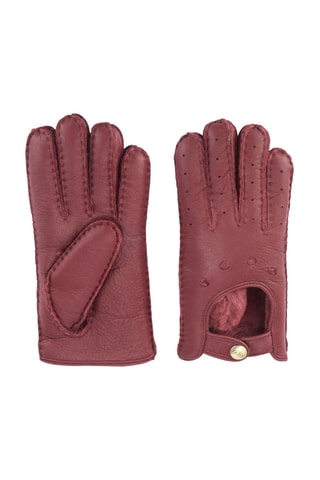 Gants en cuir de mouton - Bordeaux