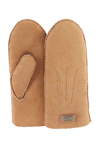 Moufles en cuir de mouton - Camel