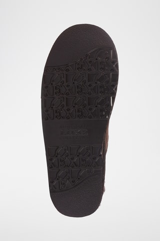 Mules en cuir de mouton - Marron