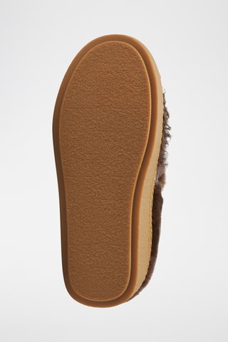 Mocassins plateformes en cuir de mouton - Marron