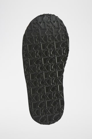 Bottines plateformes fourr&#xE9;es en nubuck - Beige et noir