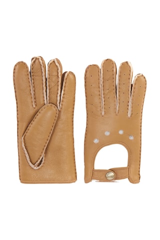 Gants en cuir de mouton - Marron clair