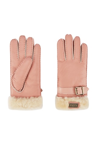 Gants en cuir de mouton - Rose poudré