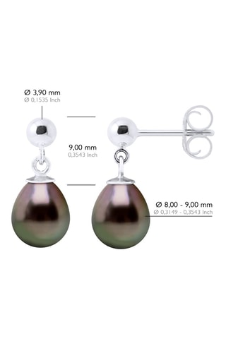 Pendientes - Oro blanco y perlas cultivadas