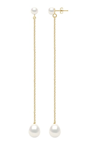 Pendientes - Oro amarillo y perlas cultivadas