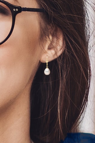 Pendientes - Oro amarillo y perlas cultivadas