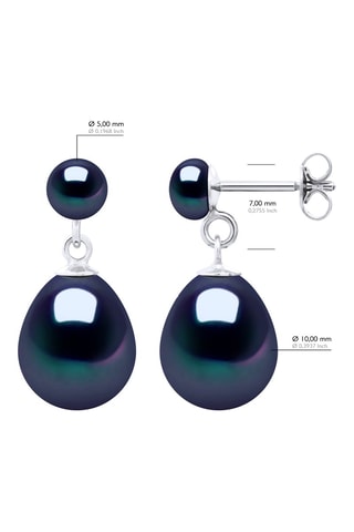 Pendientes - Oro blanco y perlas cultivadas