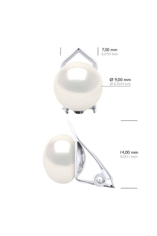 Pendientes - Plata y perlas cultivadas de agua dulce