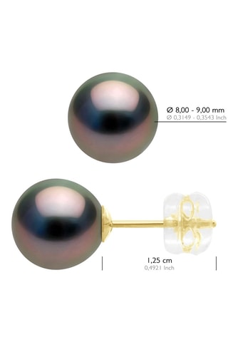 Dormilonas - Oro amarillo y perlas cultivadas