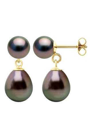 Pendientes - Oro amarillo y perlas cultivadas