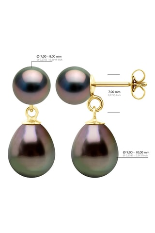 Pendientes - Oro amarillo y perlas cultivadas