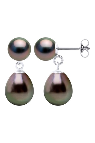 Pendientes - Oro blanco y perlas cultivadas