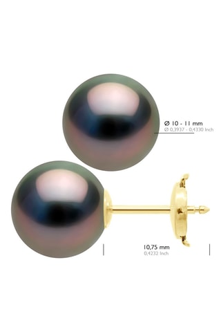 Dormilonas - Oro amarillo y perlas cultivadas