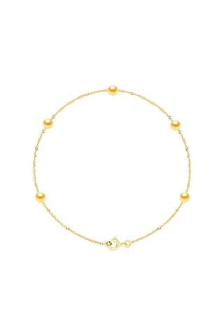 Pulsera - Oro amarillo y perlas cultivadas