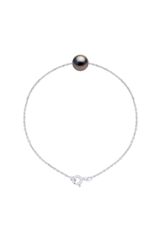 Pulsera - Oro blanco y perla cultivada