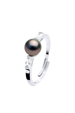 Anillo - Plata y perla cultivada