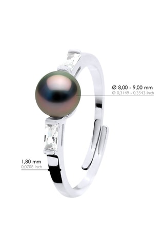 Anillo - Plata y perla cultivada