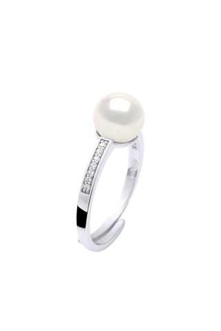 Anillo - Plata y perla cultivada de agua dulce