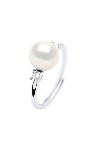 Anillo - Plata y perla cultivada de agua dulce