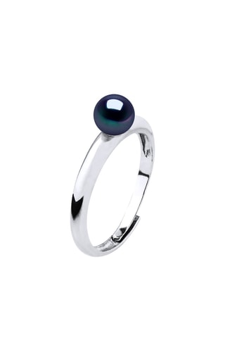 Anillo - Plata y perla cultivada de agua dulce