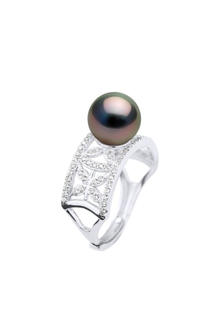 Anillo - Plata y perla cultivada