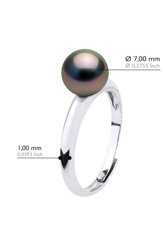 Anillo - Plata y perla cultivada