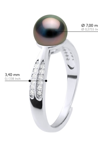 Anillo - Plata y perla cultivada