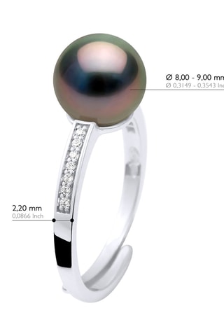 Anillo - Plata y perla cultivada