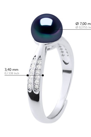 Anillo - Plata y perla cultivada de agua dulce