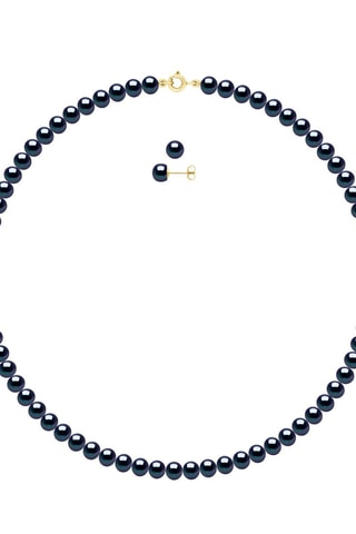 Conjunto - Oro amarillo y perlas cultivadas