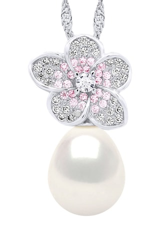 Collar - Plata y perla cultivada de agua dulce