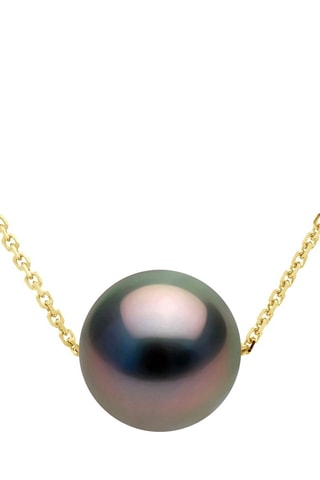 Collar - Oro amarillo y perlas cultivadas de Tahití