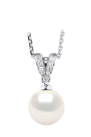 Collar - Plata y perla cultivada de agua dulce