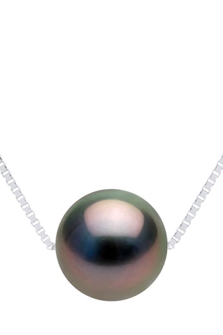 Collar - Plata y perla cultivada de Tahití