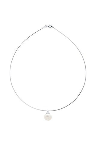 Collar - Plata y perla cultivada de agua dulce
