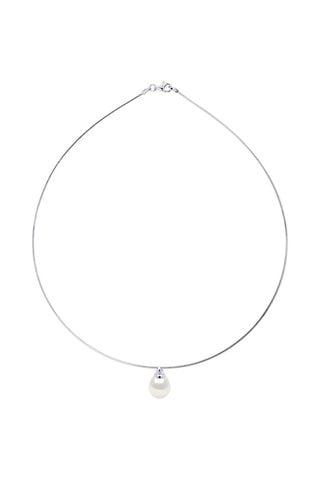 Collar - Plata y perla cultivada de agua dulce