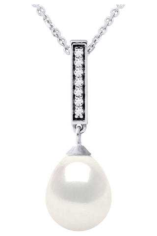 Collar - Plata y perla cultivada de agua dulce