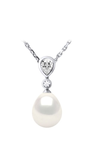 Collar - Plata y perla cultivada de agua dulce