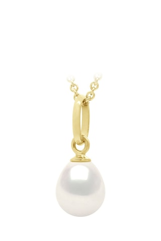 Colgante - Oro amarillo y perla cultivada