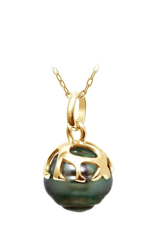 Colgante - Oro amarillo y perla cultivada