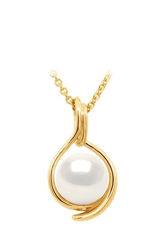 Colgante - Oro amarillo y perla cultivada de agua dulce